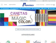 Tablet Screenshot of livrariapedagogica.com.br